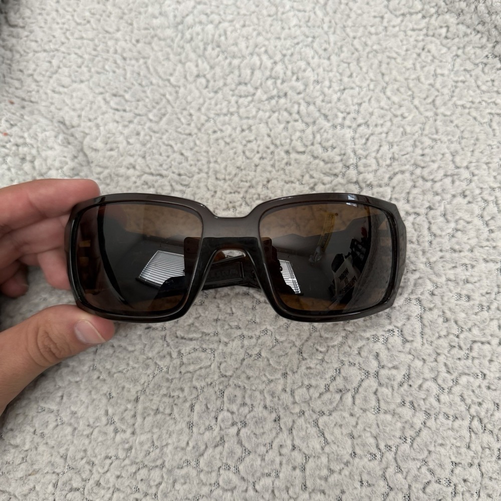 Oakley Oil Drum Sunglasses 30-717 Polished Rootbeer/Dark Bronze Unisex